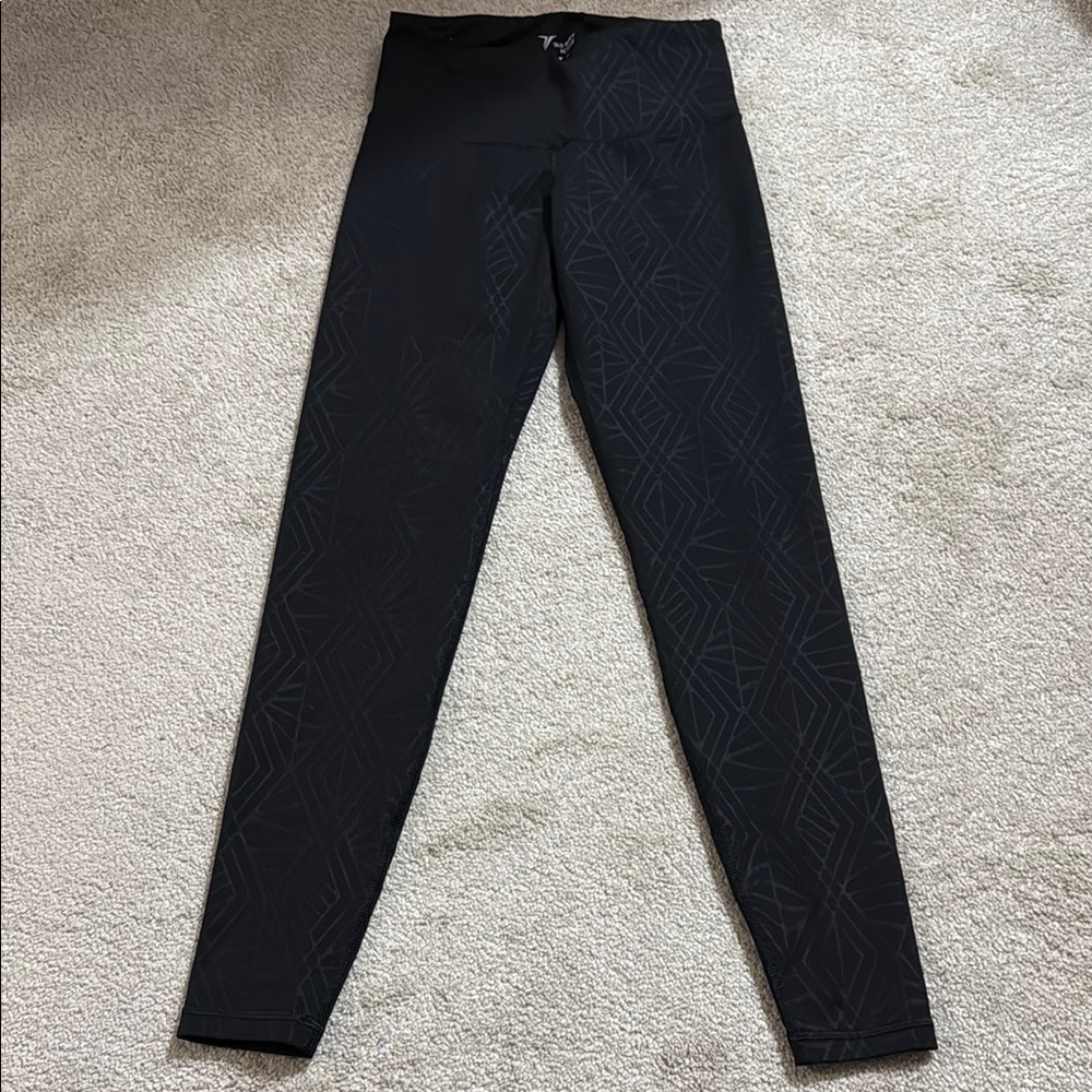 Old Navy Black Geometric Leggings